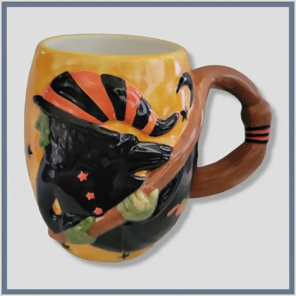 Susan Winget Certified International 3D Halloween Witch Mug – 20 Oz Ceramic - Picture 7 of 7